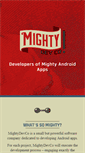 Mobile Screenshot of mightydevco.com